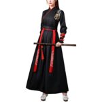 Women's Chinese Hanfu Dress Han Dynasty Costume Wide Sleeve Asian Tradtional Clothing Ancient Princess Party Fancy Dress